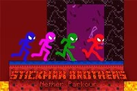 4 hermanos Stickman batalla de supervivencia