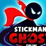 Dibujo de un personaje tipo stickman con una capa roja y mirada intensa, con texto resaltado en el centro
