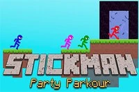 Juego Stickman Party, para 4 amigos en 2 equipos de 2 personas