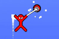 ¿Has visto antes a un stickman lanzando una red?