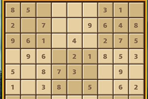Cuadrícula numérica de 9x9 parcialmente completada con números del 1 al 9