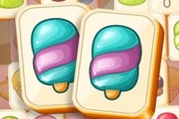 Elimina todas las adorables fichas de dulces en este juego de mahjong
