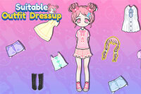 Crea un look increíble en Suitable Outfit Dressup