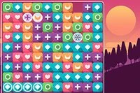 Agrupa 3 o más bloques en el relajante juego Sunset Valley