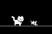 Necesitas ayudar al súper dulce gato a cazar los gatos mutantes