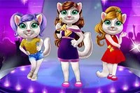 Superstar Kitty: Premio de Moda es un juego de cambio de imagen de alta