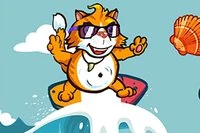 Navega por el peligroso mar como un gato, recolectando conchas y esquivando