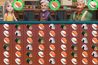 Combina 3 sushis en un desafiante rompecabezas delicioso