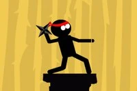 Lanza estrellas ninja a otros ninjas en este épico juego de lucha