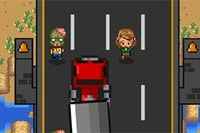 Elimina a todos los zombies y evita a los humanos corriendo en las calles