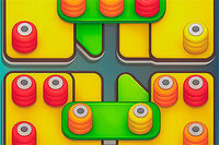 Thread Match es un divertido juego de rompecabezas con 100 niveles desafiantes