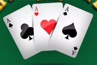 ¡Disfruta esta elegante versión del juego de apuestas Monte de 3 cartas!