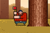 Timberman es un juego de puntuación altamente adictivo en estilo retro