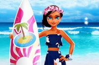 Acompaña a la surfista Tina