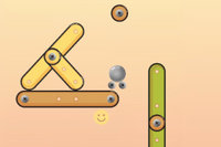 ¿Puedes llevar el plato o la pelota al emoji sonriente sin caer del borde?