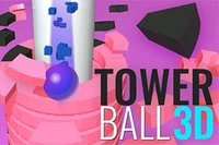 Acelera y rompe esas plataformas en TOWER BALL 3D!