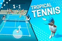 Tenis Tropical es un juego deportivo casual, divertido y adictivo.