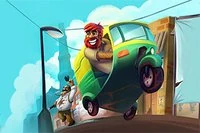 Pasea en el clásico rickshaw por las concurridas calles de India