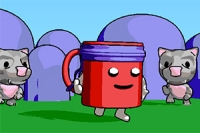 Dos Tazas es un juego de superaventura con una pequeña historia