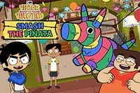 A Víctor y Valentino les encanta jugar con piñatas y recoger dulces