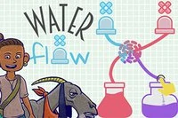 Déjate llevar en este juego de rompecabezas de fluir agua