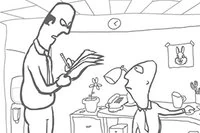 Whack Your Boss es un juego simple de golpear al jefe con humor oscuro