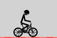 Tiene que hacer un caballito en bicicleta como desafío