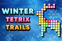 Winter Tetrix Trails es un acogedor juego de rompecabezas en un paisaje nevado