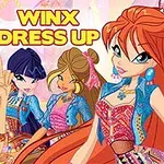 Cuatro personajes femeninos animados con ropa colorida y expresiones sonrientes en un ambiente vibrante