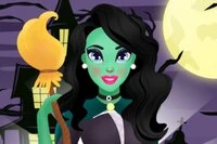 Personaliza a cuatro brujas en este divertido juego de cambio de imagen