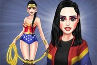 La princesa superheroína Diana viaja a través del tiempo