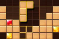 Wood Block Journey es un juego de rompecabezas de bloques de madera con una