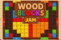 Wood Blocks Jam es un juego relajante de lógica con bloques de colores