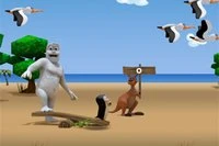 Lleva al pingüino lo más lejos posible