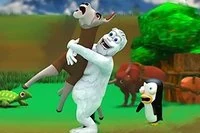 ¡El Yeti ha capturado una llama y la usará para atacar a sus enemigos, los
