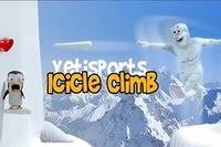 Juega con Yeti y lanza carámbanos justo sobre el pingüino para que salte