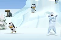 ¡Lanza al pingüino lo más lejos que puedas!