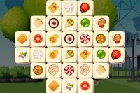 Juego clásico de Mahjong simplificado con tema de COMIDA