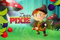 Dispara a las bayas y nueces para hacer combinaciones de 3 en el juego Zippy