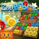 Aventurera con sombrero y animales coloridos en un tablero de rompecabezas con fondo de estrellas