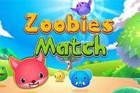 Juego clásico de Match 3 con los Zoobies